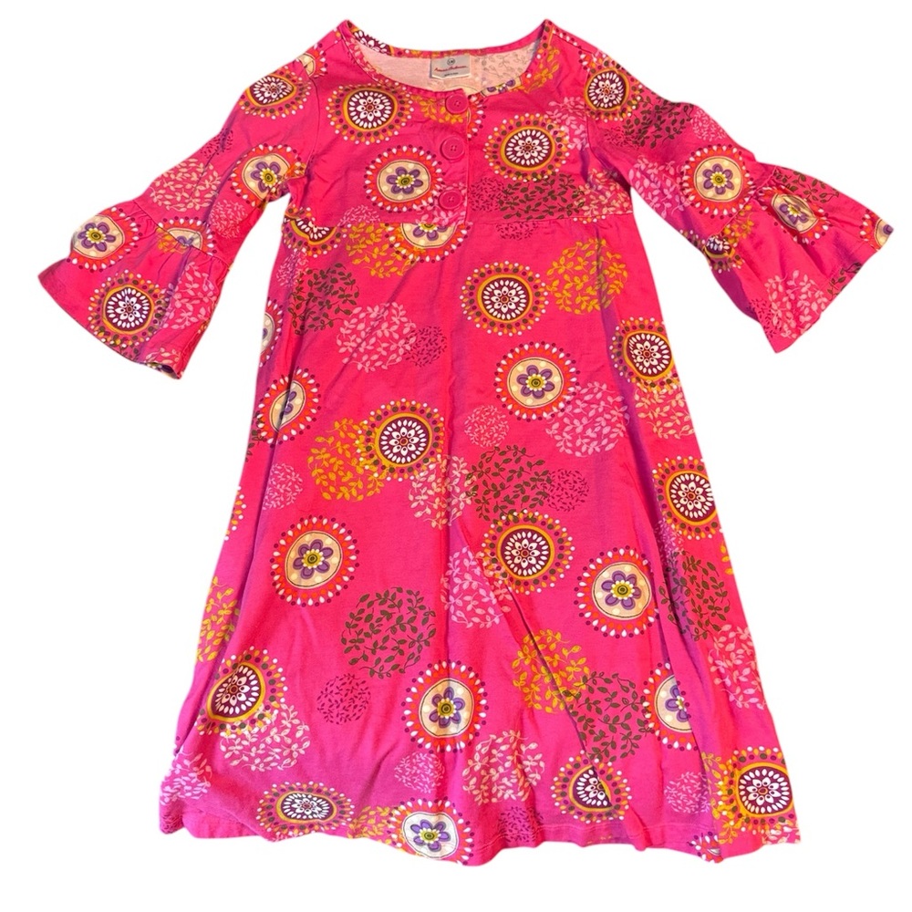 Vibrant Pink Floral Dress
